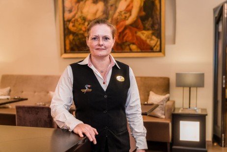 Restaurantleiterin Frau Dreieicher